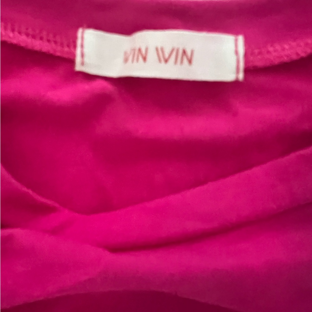 Pink Drawstring Dress - Picture 3 of 4